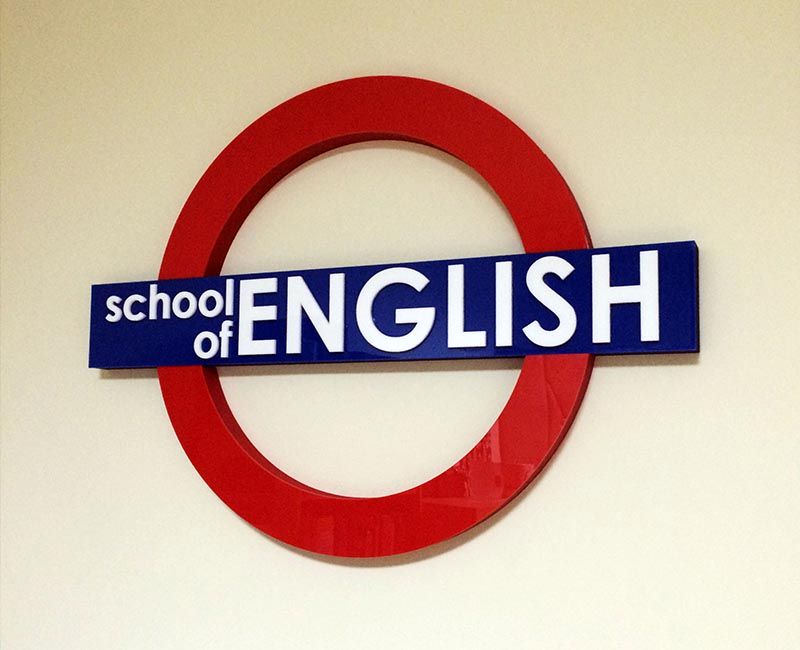 reklama indoor - school of english